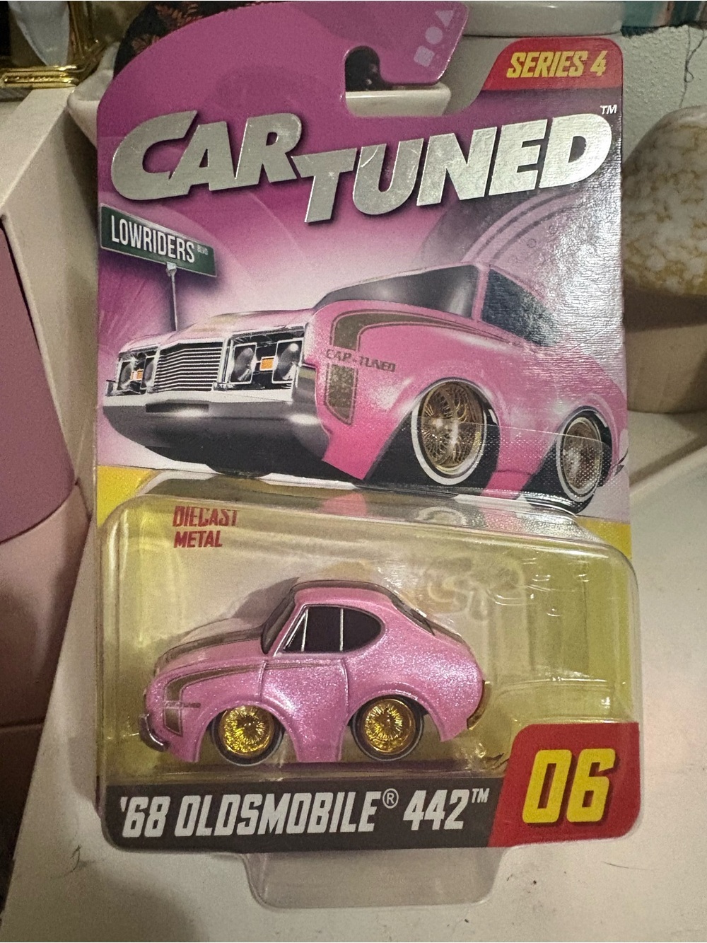 Car Tuned Kids '68 Oldsmobile 442 Toy - Metallic Pink